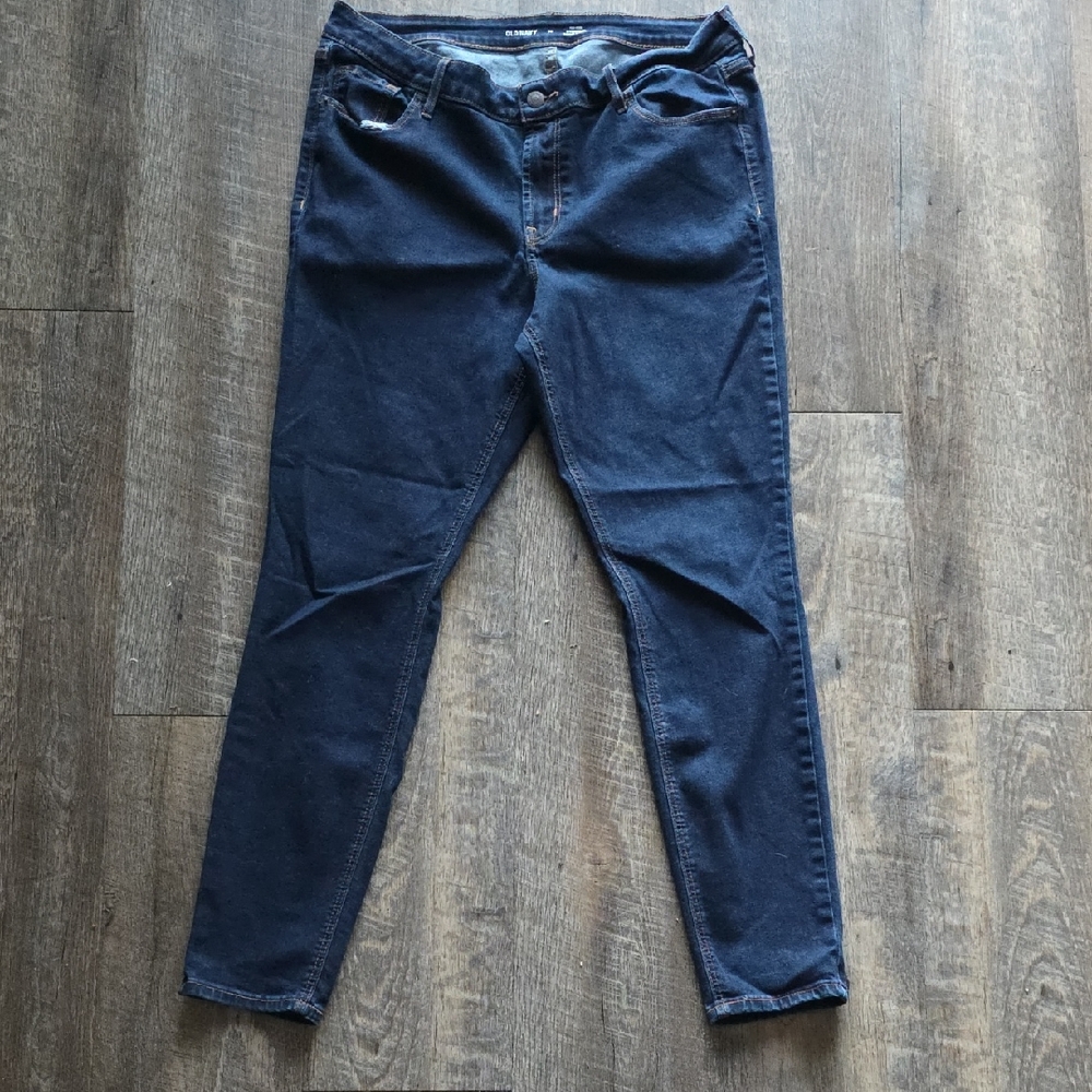 Old Navy Women's Dark Blue Skinny Jeans